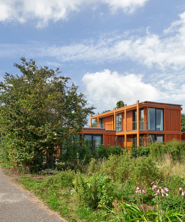 een houten huis